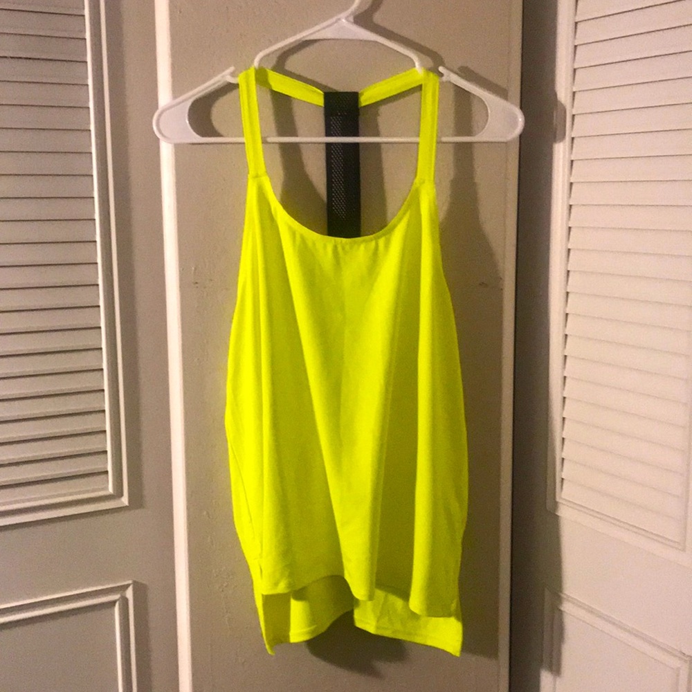 Neon Yellow Demi Lovato Fabletics Tank